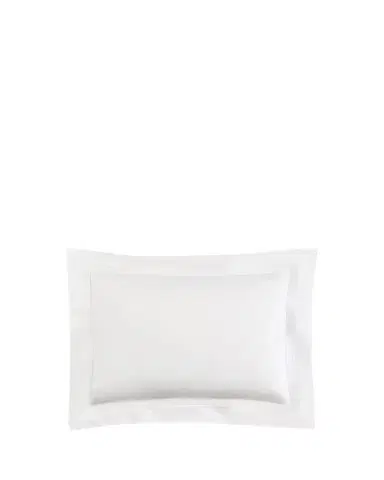 Sferra Grande Hotel Twin Solid White Fitted Sheet | Thumbnail 1