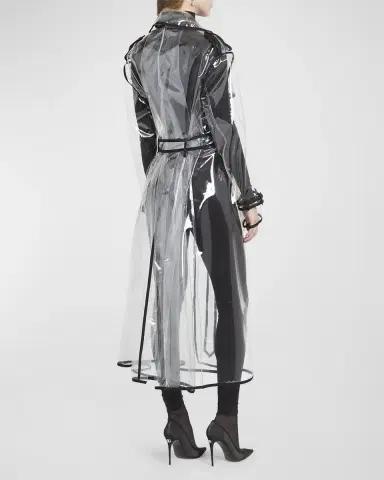 Dolce & Gabbana Light PVC Double-Breasted Trench Coat | Thumbnail 7 Dolce & Gabbana Light PVC Double-Breasted Trench Coat | Thumbnail 7