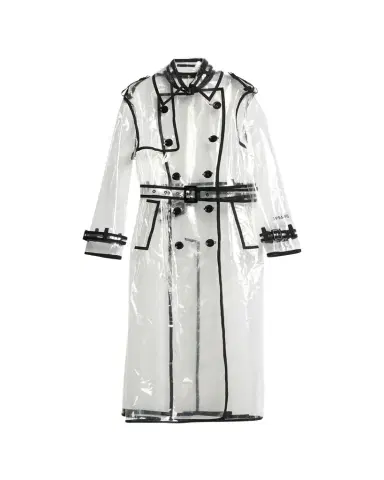 Dolce & Gabbana Light PVC Double-Breasted Trench Coat | Thumbnail 1 Dolce & Gabbana Light PVC Double-Breasted Trench Coat | Thumbnail 1