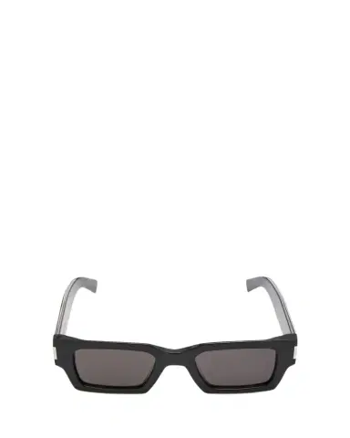 Saint Laurent Logo Acetate Rectangle Sunglasses | Thumbnail 1