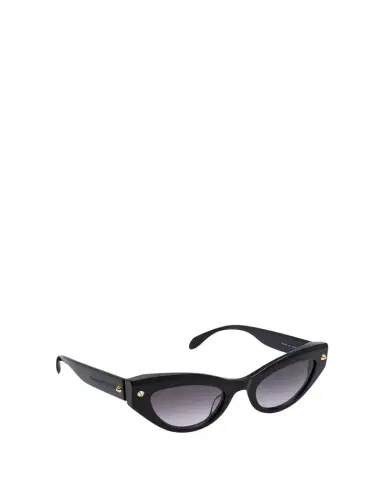 Alexander McQueen Acetate Cat-Eye Sunglasses w/ Studded Detail | Thumbnail 1 Alexander McQueen Acetate Cat-Eye Sunglasses w/ Studded Detail | Thumbnail 1