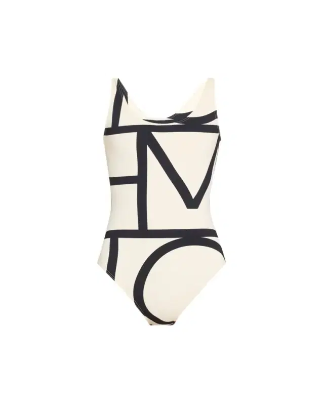 Toteme Monogram One-Piece Swimsuit
