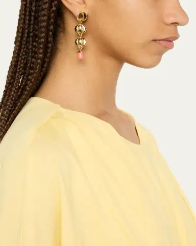 Oscar de la Renta Cactus Strand Earrings | Thumbnail 2 Oscar de la Renta Cactus Strand Earrings | Thumbnail 2