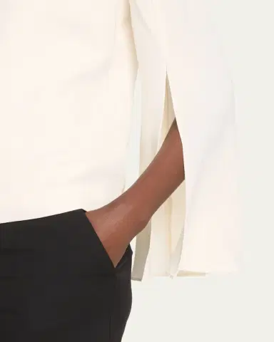 Roland Mouret Split-Sleeve Cady Top | Thumbnail 5