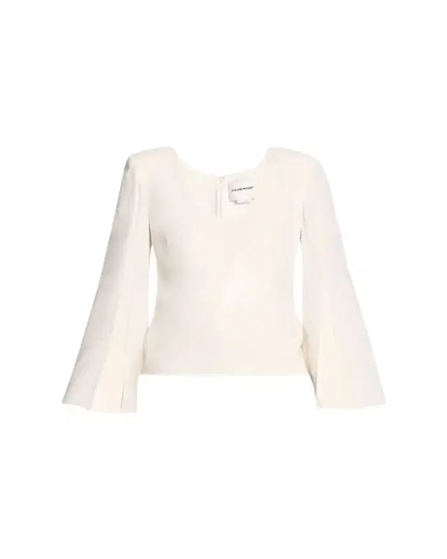 Split-Sleeve Cady Top
