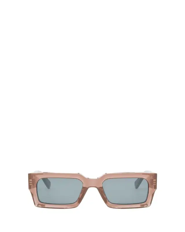 Celine Beveled Acetate Rectangle Sunglasses
