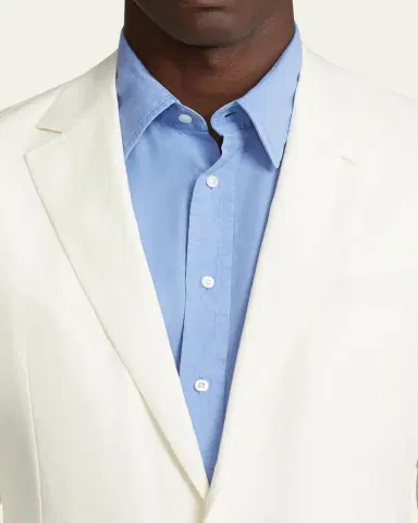Ralph Lauren Purple Label Men's Hadley Hand-Tailored Silk-Linen Jacket | Thumbnail 5 Ralph Lauren Purple Label Men's Hadley Hand-Tailored Silk-Linen Jacket | Thumbnail 5