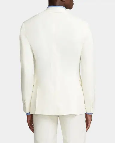 Ralph Lauren Purple Label Men's Hadley Hand-Tailored Silk-Linen Jacket | Thumbnail 7 Ralph Lauren Purple Label Men's Hadley Hand-Tailored Silk-Linen Jacket | Thumbnail 7