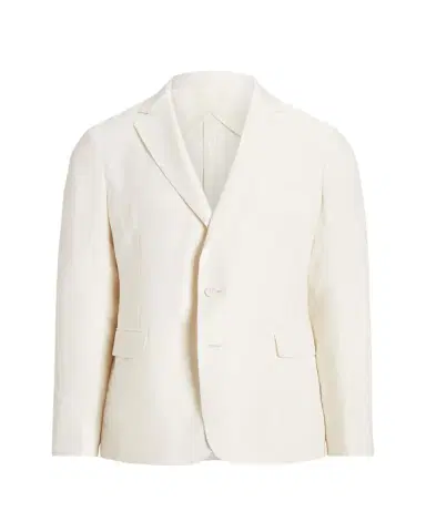 Ralph Lauren Purple Label Men's Hadley Hand-Tailored Silk-Linen Jacket | Thumbnail 1 Ralph Lauren Purple Label Men's Hadley Hand-Tailored Silk-Linen Jacket | Thumbnail 1