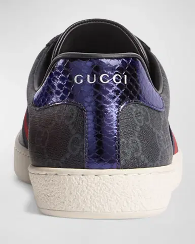 Gucci Men's Ace GG Supreme Sneakers | Thumbnail 3 Gucci Men's Ace GG Supreme Sneakers | Thumbnail 3