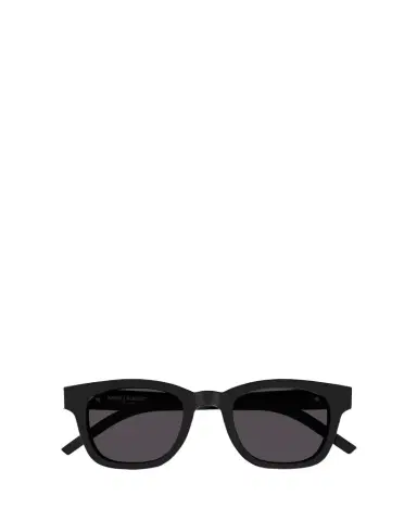 Saint Laurent Men's M124 Nylon and Acetate Rectangle Sunglasses | Thumbnail 1 Saint Laurent Men's M124 Nylon and Acetate Rectangle Sunglasses | Thumbnail 1