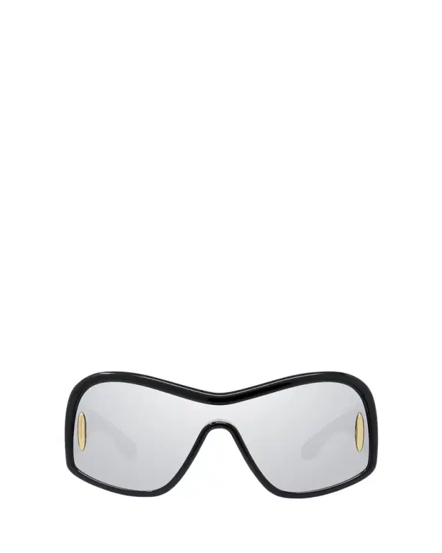 Anagram Mirrored Acetate Shield Sunglasses
