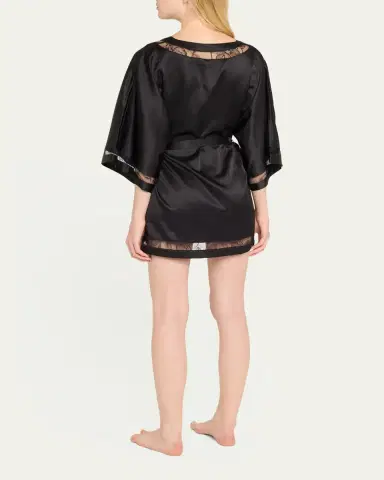 Lise Charmel Adorable En Sexy Lace-Inset Mini Kimono | Thumbnail 3 Lise Charmel Adorable En Sexy Lace-Inset Mini Kimono | Thumbnail 3