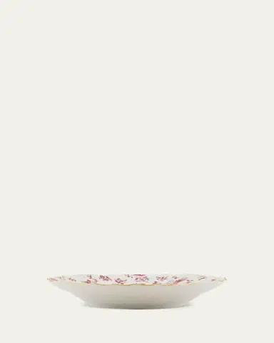 GINORI 1735 Oro Di Doccia Magenta Round Flat Plate | Thumbnail 3