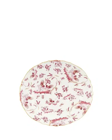 GINORI 1735 Oro Di Doccia Magenta Round Flat Plate | Thumbnail 1