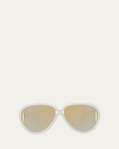 Loewe Anagram Injected Plastic Shield Aviator Sunglasses | Thumbnail 4 Loewe Anagram Injected Plastic Shield Aviator Sunglasses | Thumbnail 4