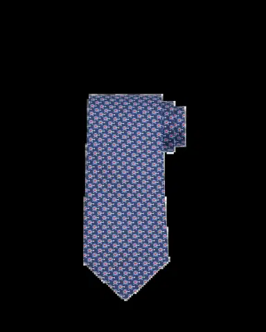 Ferragamo Men's Bullseye-Print Silk Tie | Thumbnail 2 Ferragamo Men's Bullseye-Print Silk Tie | Thumbnail 2