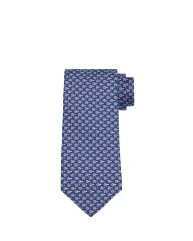 Ferragamo Men's Bullseye-Print Silk Tie | Thumbnail 1 Ferragamo Men's Bullseye-Print Silk Tie | Thumbnail 1