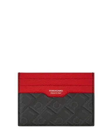 Ferragamo Men's Monogram Card Case | Thumbnail 1 Ferragamo Men's Monogram Card Case | Thumbnail 1