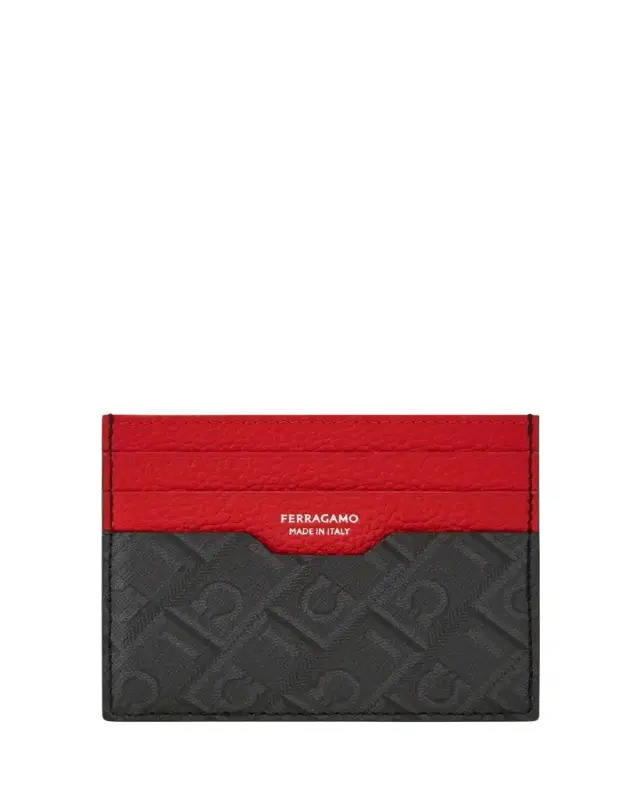Ferragamo Men's Monogram Card Case