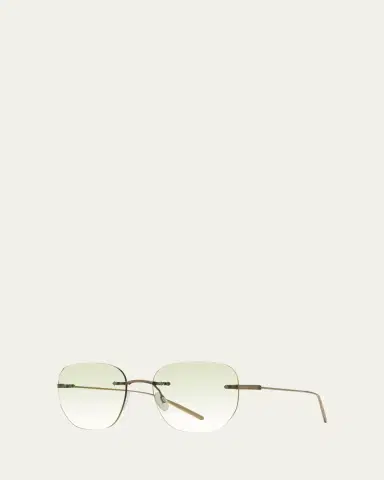 BARTON PERREIRA Men's Tyrone Titanium Rimless Square Sunglasses | Thumbnail 2 BARTON PERREIRA Men's Tyrone Titanium Rimless Square Sunglasses | Thumbnail 2