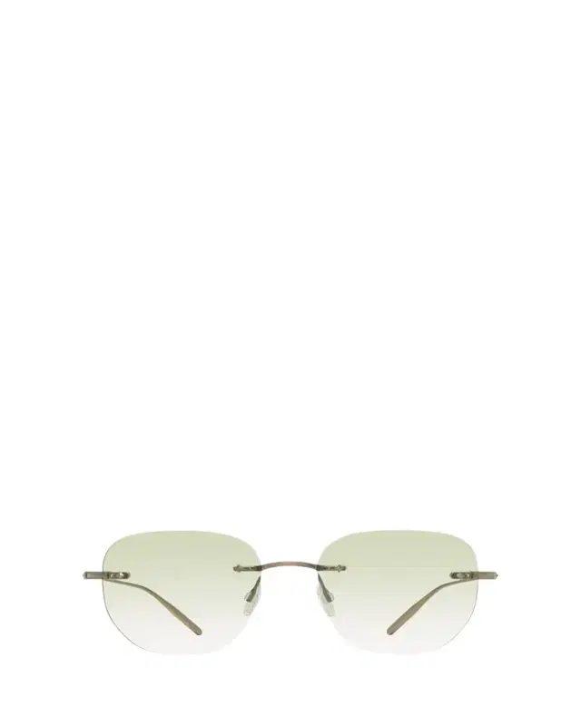 Barton Perreira Men's Tyrone Titanium Rimless Square Sunglasses
