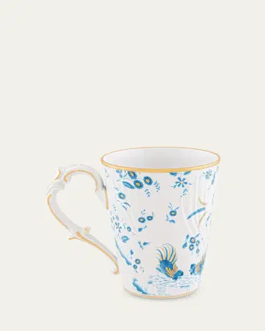 Ginori 1735 Oro Di Doccia Turchese Mug, 13 oz. | Thumbnail 3