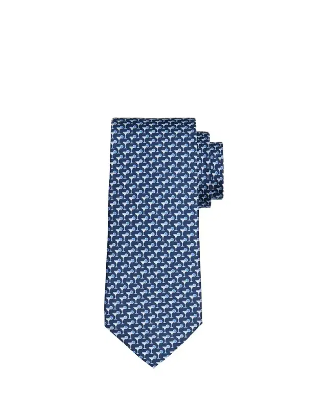 Men's Cocktail-Print Silk Tie