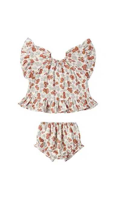 Rylee + Cru Rylee + Cru Butterfly Top & Bloomer Set | Thumbnail 1