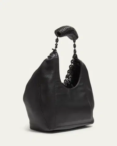 LOEWE Squeeze Small Napa Leather Hobo Bag | Thumbnail 2