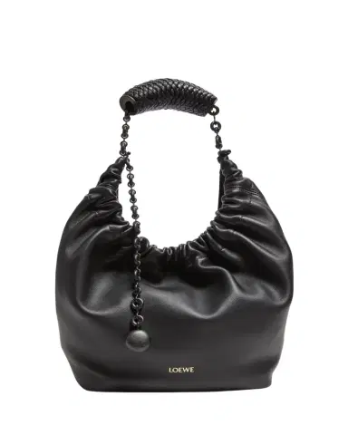 LOEWE Squeeze Small Napa Leather Hobo Bag | Thumbnail 1