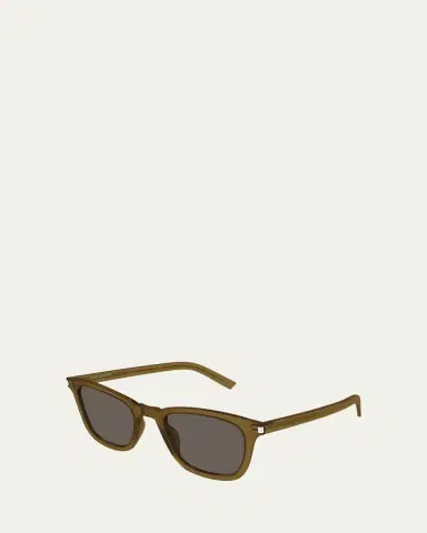 Saint Laurent Slim Square Acetate Sunglasses | Thumbnail 2