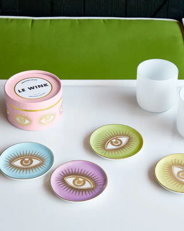 Jonathan Adler Eyes Coaster Set