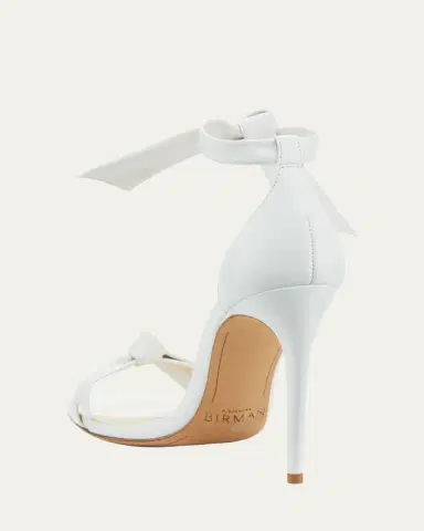 Alexandre Birman Clarita Knotted Leather High-Heel Sandals | Thumbnail 3 Alexandre Birman Clarita Knotted Leather High-Heel Sandals | Thumbnail 3