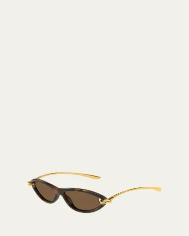 Bottega Veneta BV1390S Cat-Eye Plastic Sunglasses | Thumbnail 2 Bottega Veneta BV1390S Cat-Eye Plastic Sunglasses | Thumbnail 2