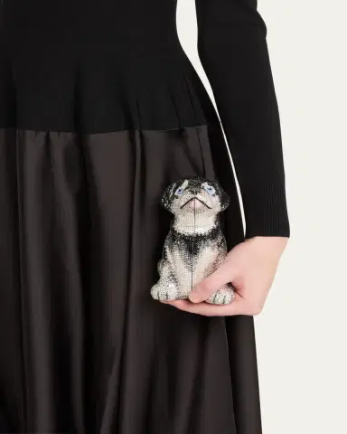 Judith Leiber Couture Puppy Saddie Crystal Minaudiere | Thumbnail 2