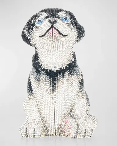 Judith Leiber Couture Puppy Saddie Crystal Minaudiere | Thumbnail 7