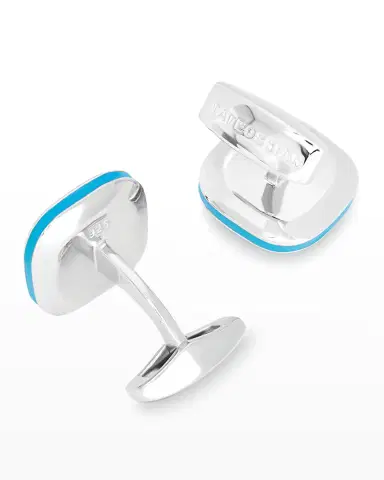 Tateossian Men's Apatite Doppione Cushion Cufflinks | Thumbnail 6 Tateossian Men's Apatite Doppione Cushion Cufflinks | Thumbnail 6