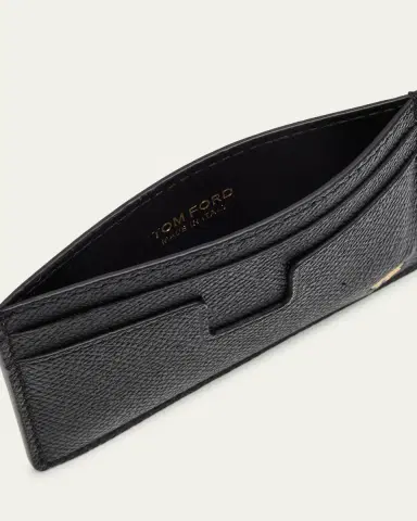 Tom Ford Men's T-Line Leather Card Holder | Thumbnail 3