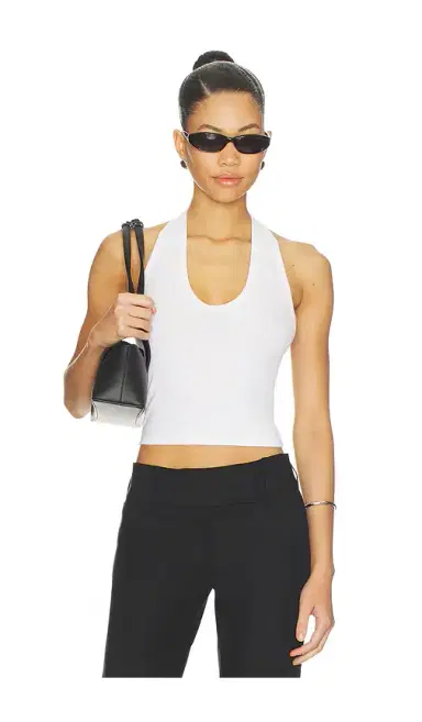 ENZA COSTA Silk Rib U Halter | Thumbnail 1 ENZA COSTA Silk Rib U Halter | Thumbnail 1