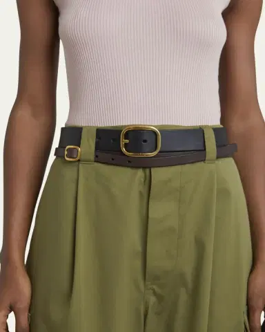 Loewe Double Leather Belt | Thumbnail 2