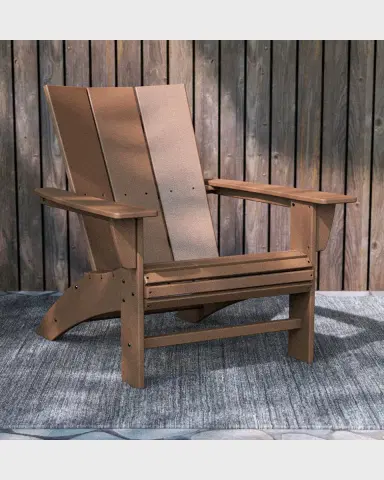 POLYWOOD Modern Curveback Adirondack Chair | Thumbnail 2 POLYWOOD Modern Curveback Adirondack Chair | Thumbnail 2