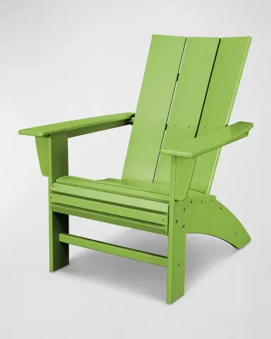 POLYWOOD Modern Curveback Adirondack Chair | Thumbnail 2 POLYWOOD Modern Curveback Adirondack Chair | Thumbnail 2