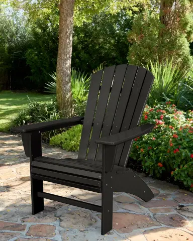 POLYWOOD Nautical Curveback Adirondack Chair | Thumbnail 1 POLYWOOD Nautical Curveback Adirondack Chair | Thumbnail 1
