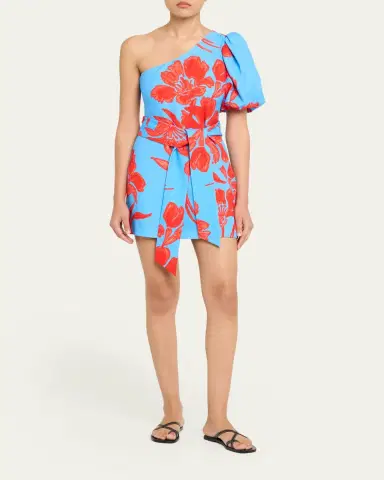 Cara Cara Lucia One-Shoulder Mini Dress | Thumbnail 2