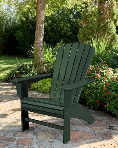 POLYWOOD Nautical Curveback Adirondack Chair | Thumbnail 1 POLYWOOD Nautical Curveback Adirondack Chair | Thumbnail 1