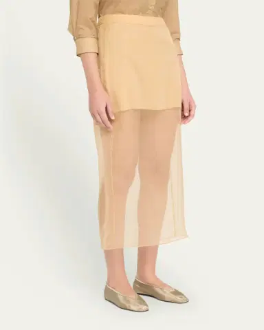 TWP Sylkie Silk Organza Midi Skirt | Thumbnail 4 TWP Sylkie Silk Organza Midi Skirt | Thumbnail 4