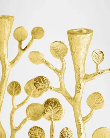 Michael Aram Botanical Leaf Gold Candleholders | Thumbnail 3