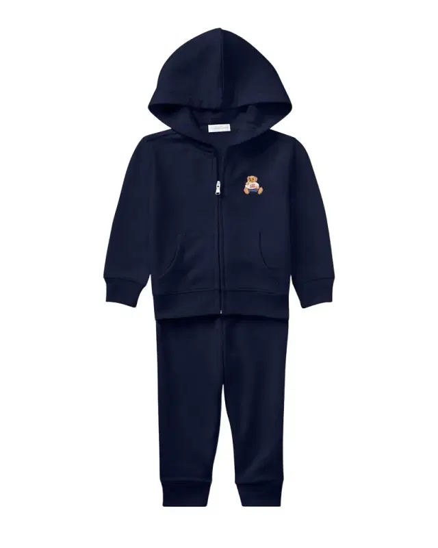 Polo Ralph Lauren Atlantic French Terry Jogger Set, Size 3M-24M
