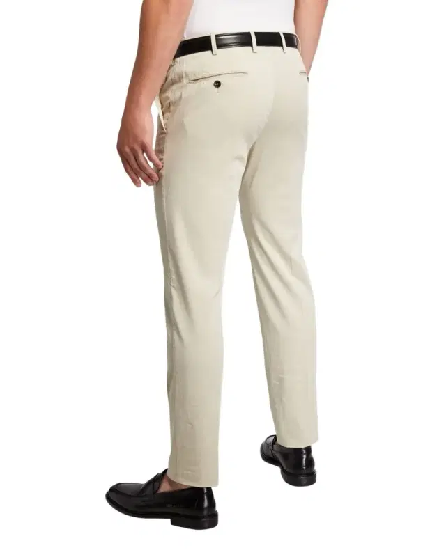 Men 's Silkochino Stretch-Satin Pants